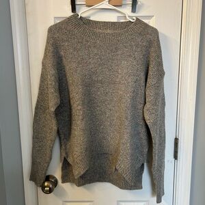 Gray Crew Neck Sweater